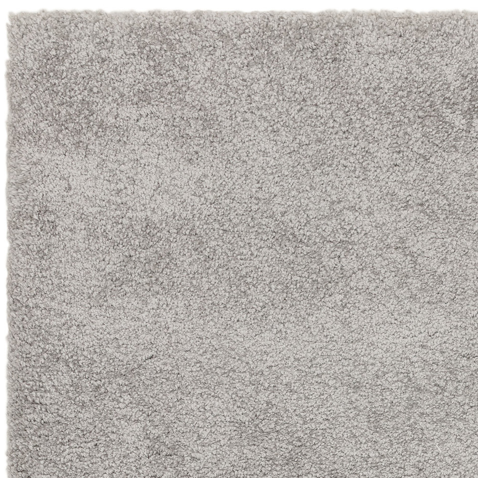 silver shaggy rug closeup closeup corner portrait