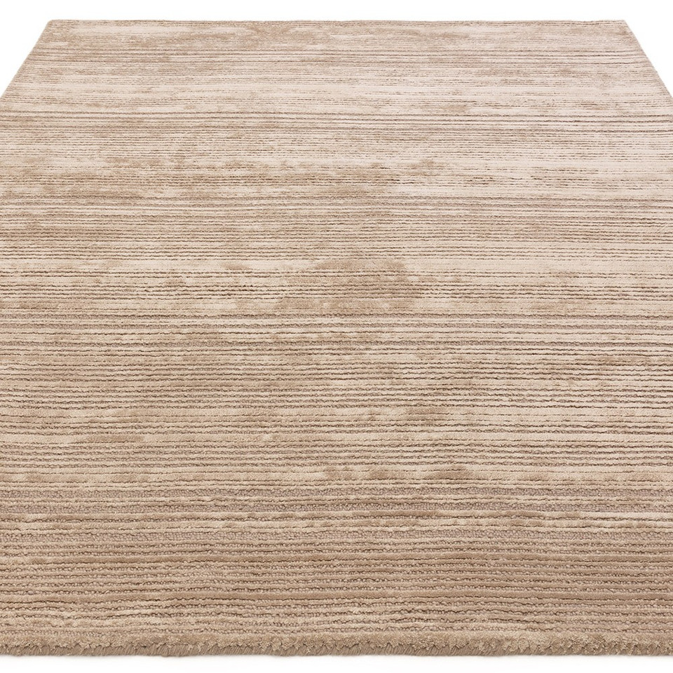 sand plain viscose rug portrait