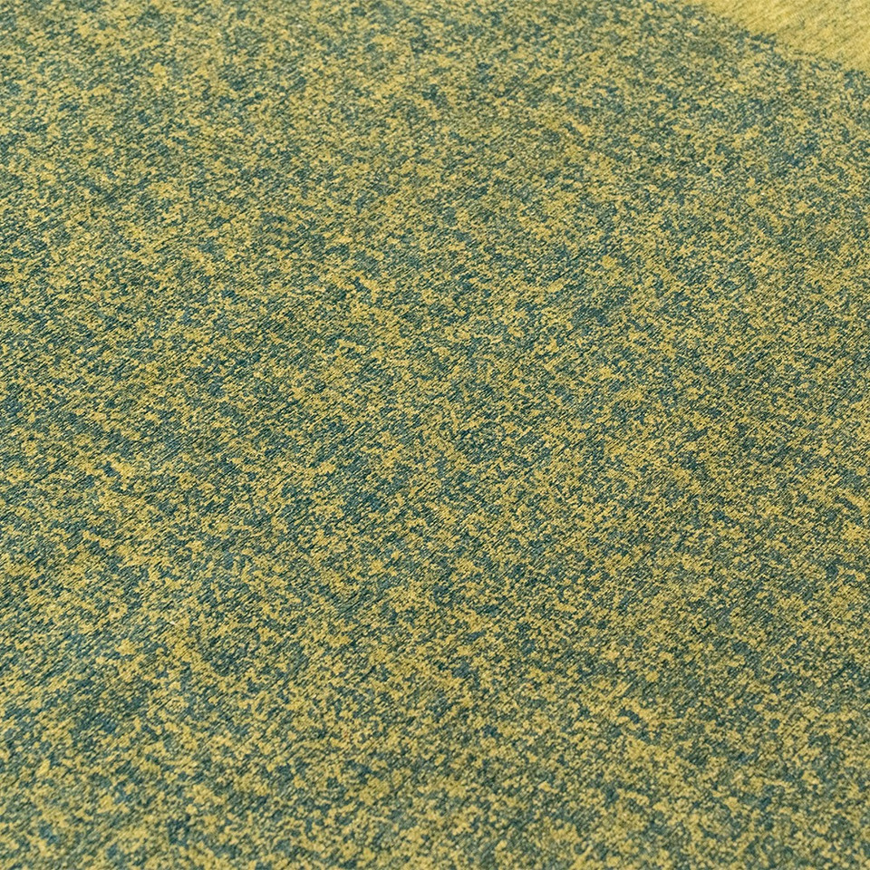 green abstract eco rug closeup detail