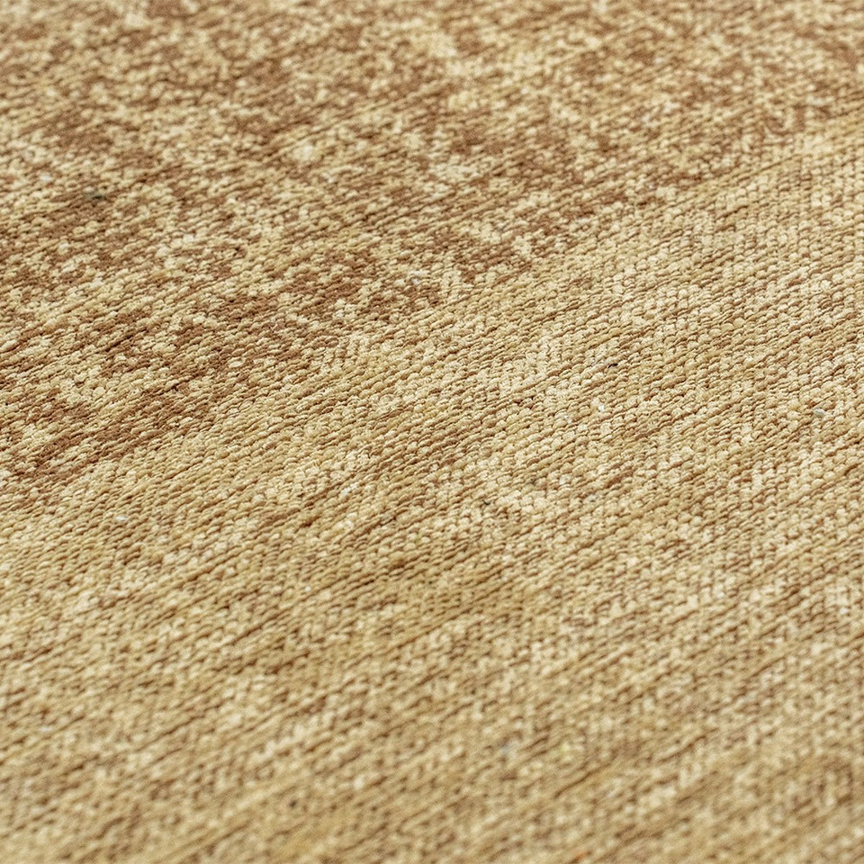 beige abstract eco rug closeup detail
