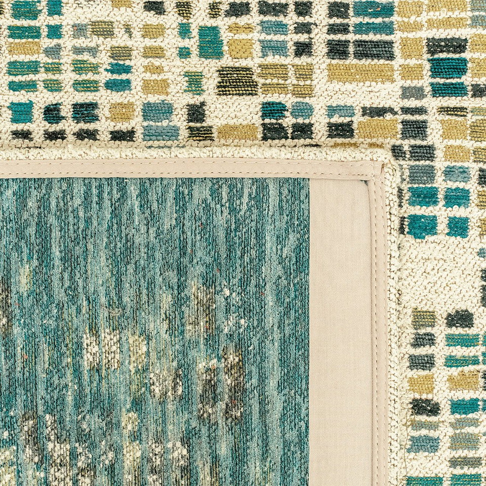 Gallery Cubik Midnight 2096 Indoor Outdoor Washable Eco Rug