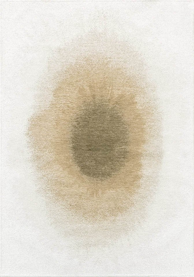 beige abstract eco rug portrait