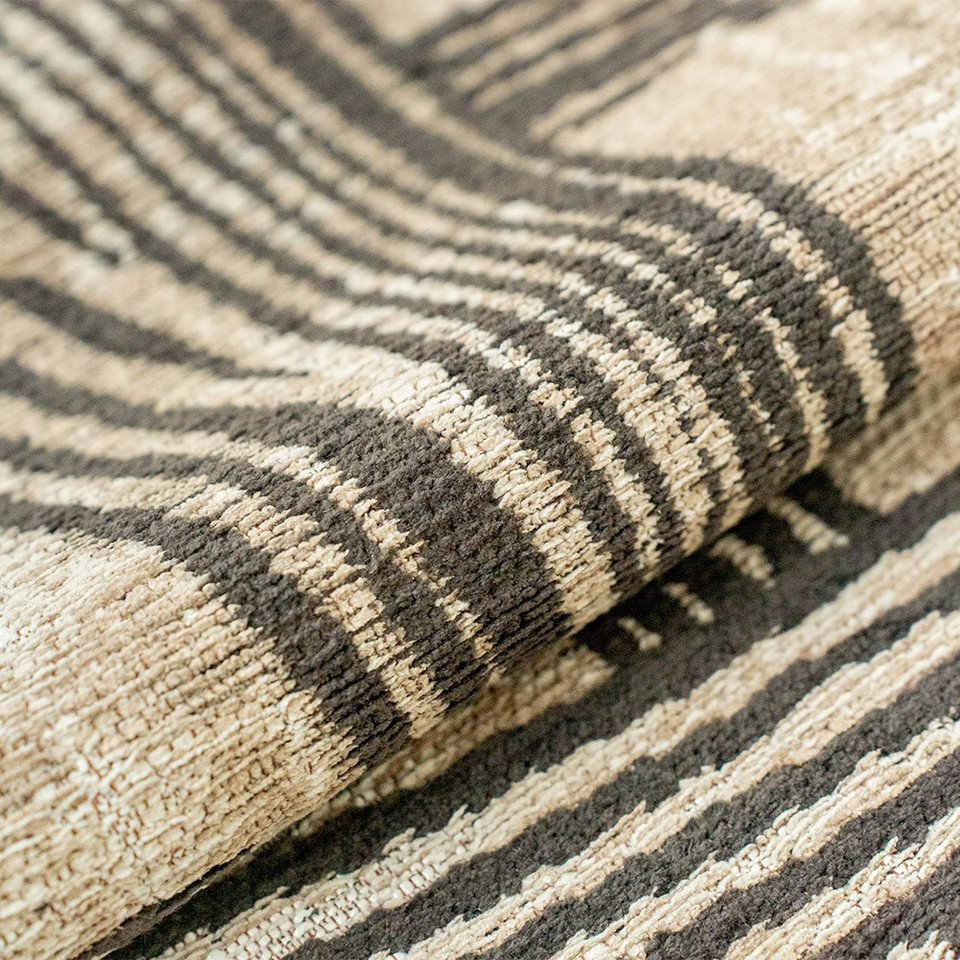 slate abstract rug closeup detail