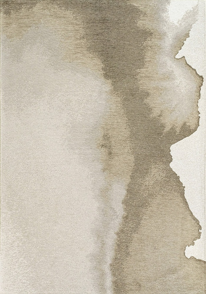 beach abstract eco rug portrait