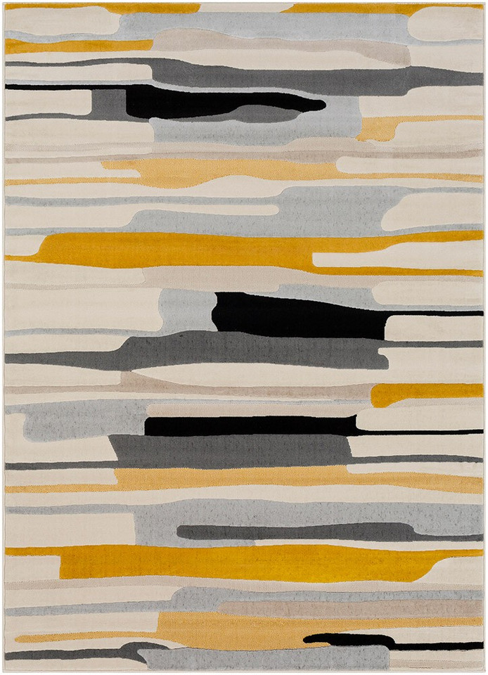 multicolour abstract rug portrait