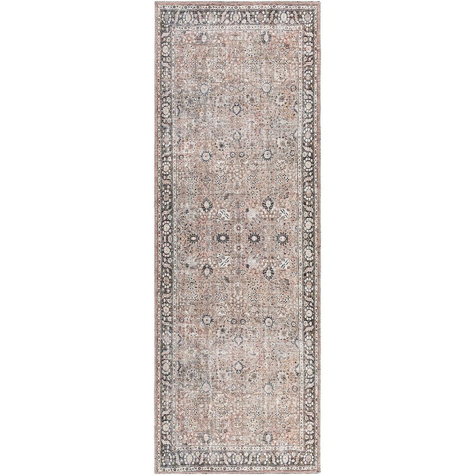 brown traditional rug portrait
