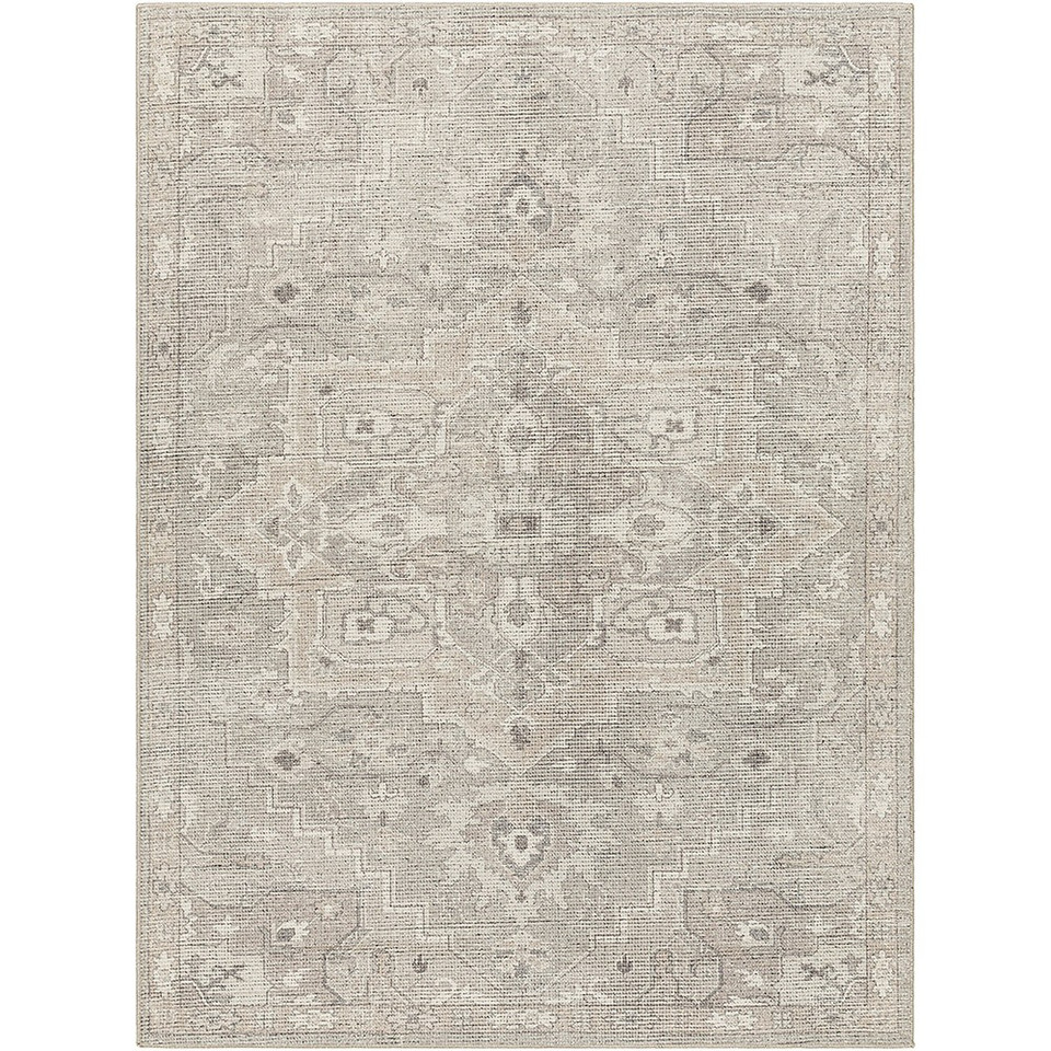 brown traditional rug portrait