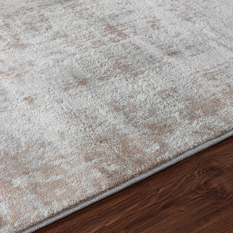 grey abstract rug closeup detail