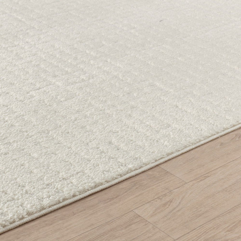 ivory off-white scandi rug closeup detail