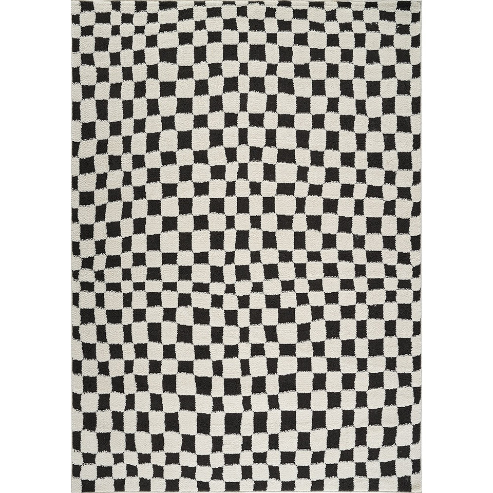 ivory black scandi rug portrait