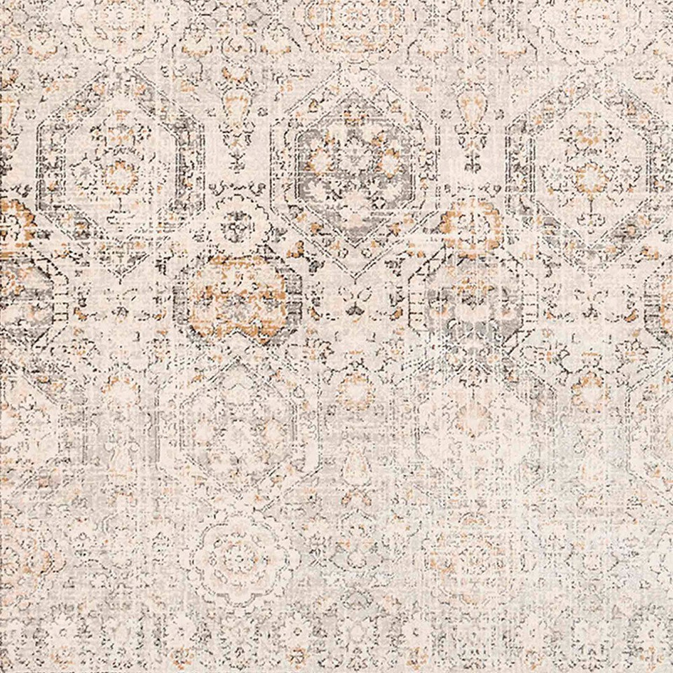 ivory traditional rug closeup detail