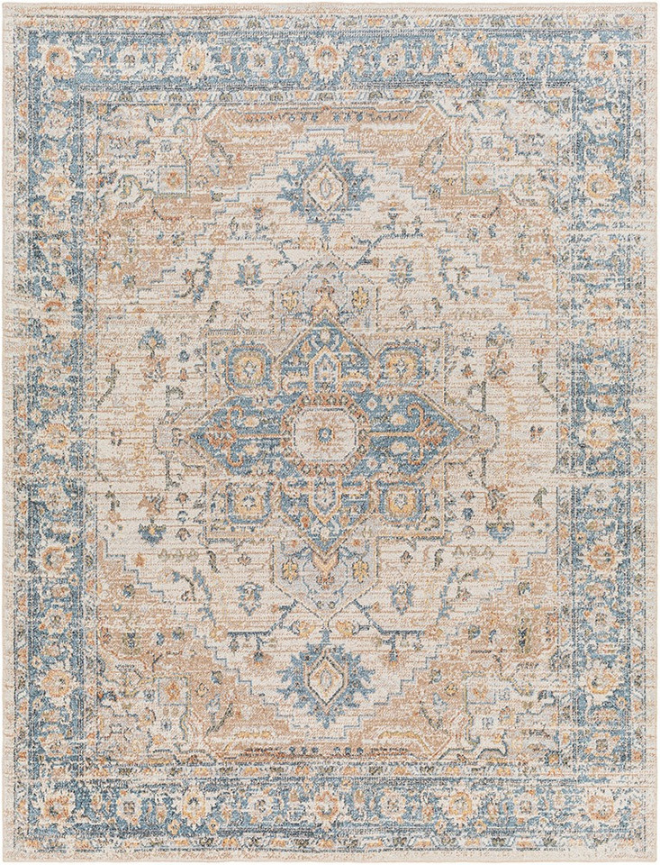 beige traditional rug portrait