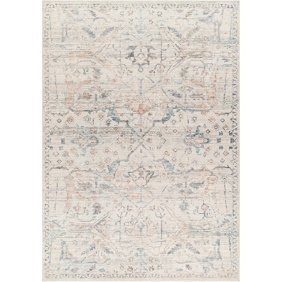 cream traditional rug portrait