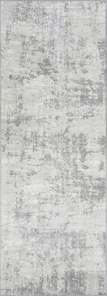 grey abstract rug portrait