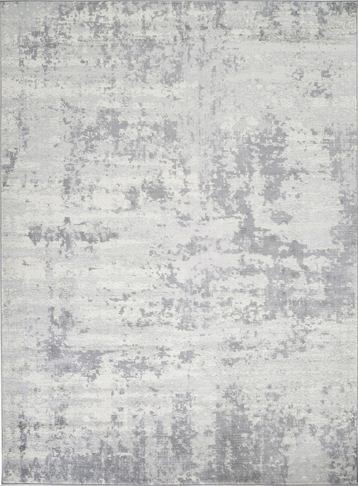 grey abstract rug portrait