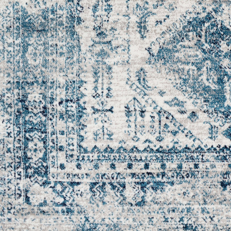 grey abstract rug closeup detail