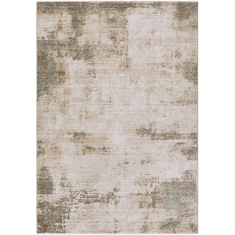 cream abstract rug portrait