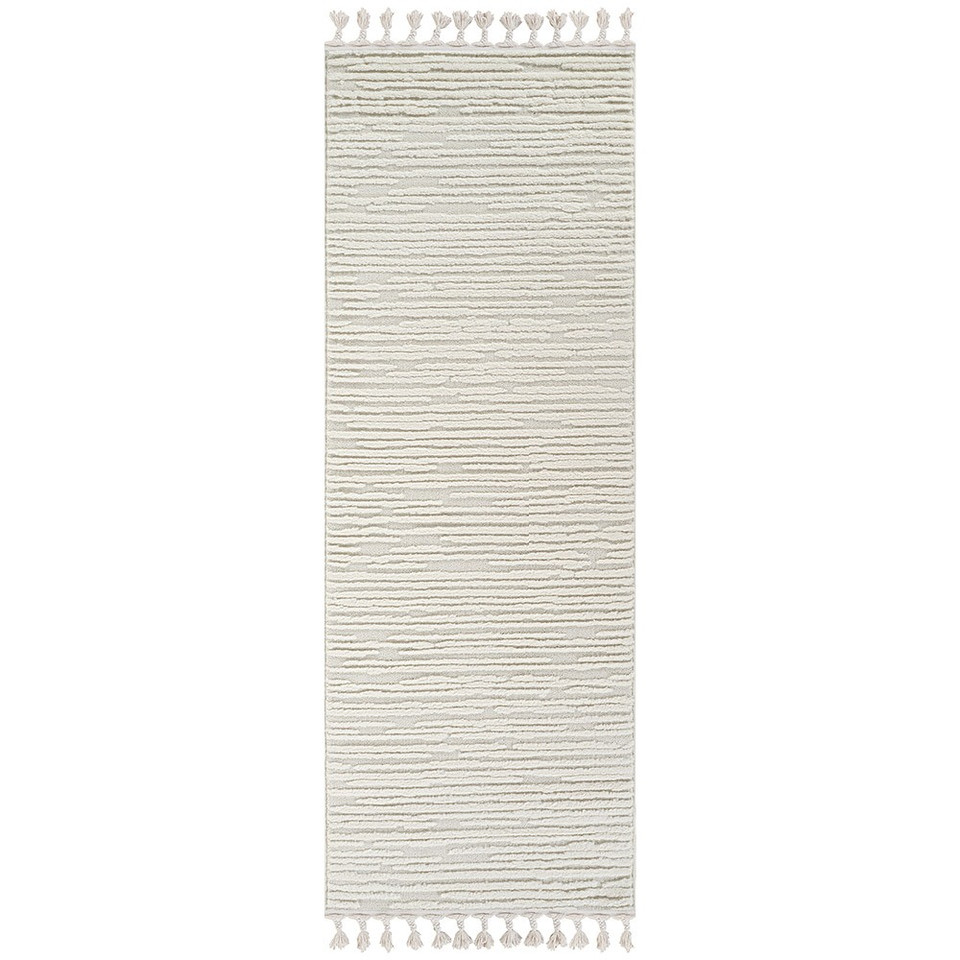 ivory berber geometric rug portrait