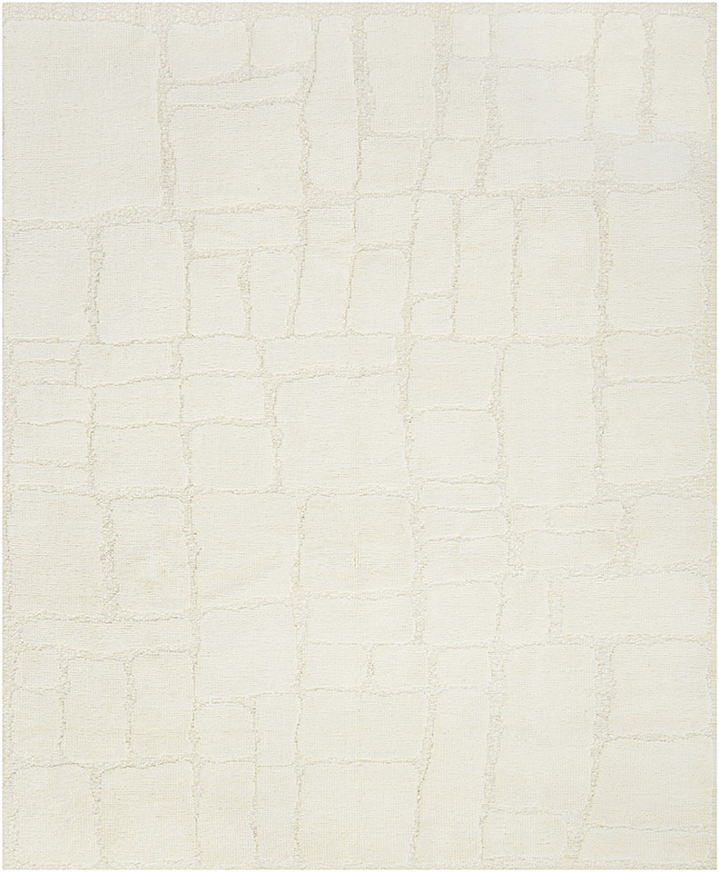 ivory wool rug portrait