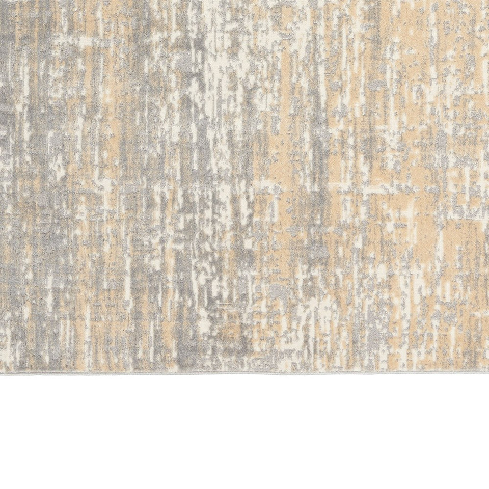grey beige calvin klein rug closeup edge on white background