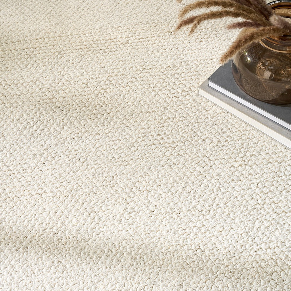 ivory rug closeup detail