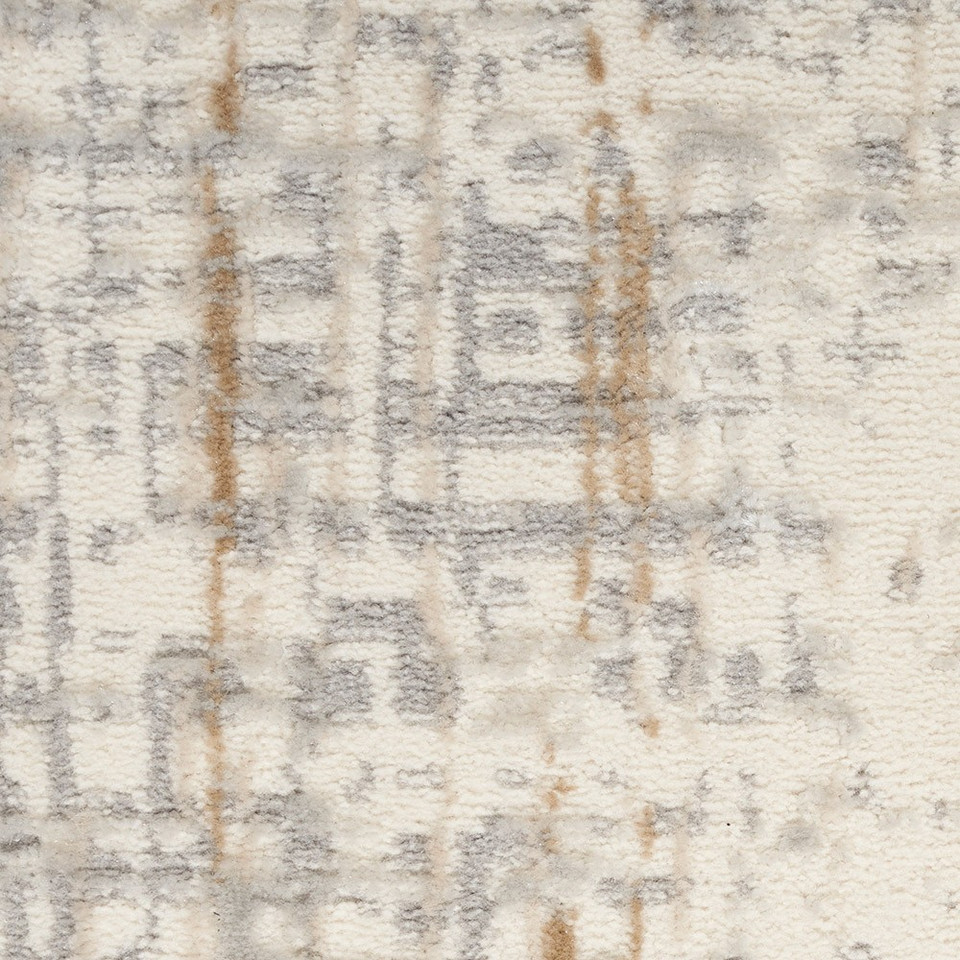 grey calvin klein rug closeup detail