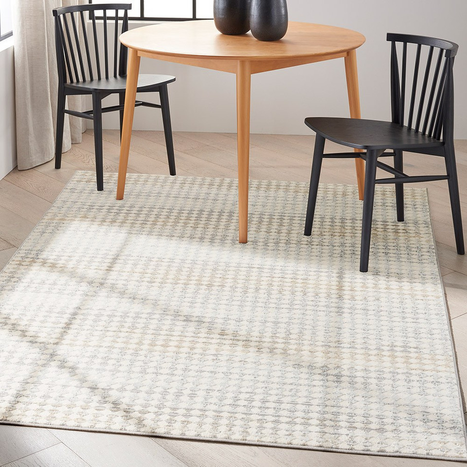 Calvin Klein CK958 Rush Ivory Multi Contemporary Rug