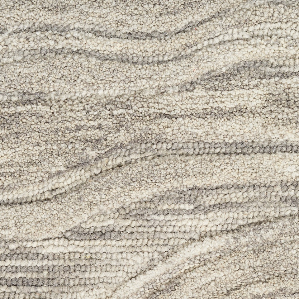 grey abstract rug closeup detail