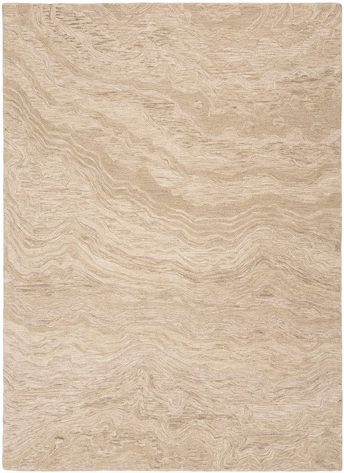 taupe abstract rug portrait
