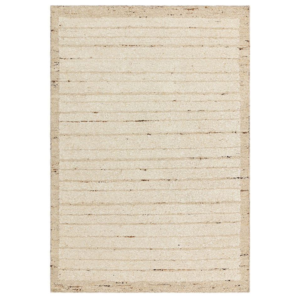 beige wool rug portrait