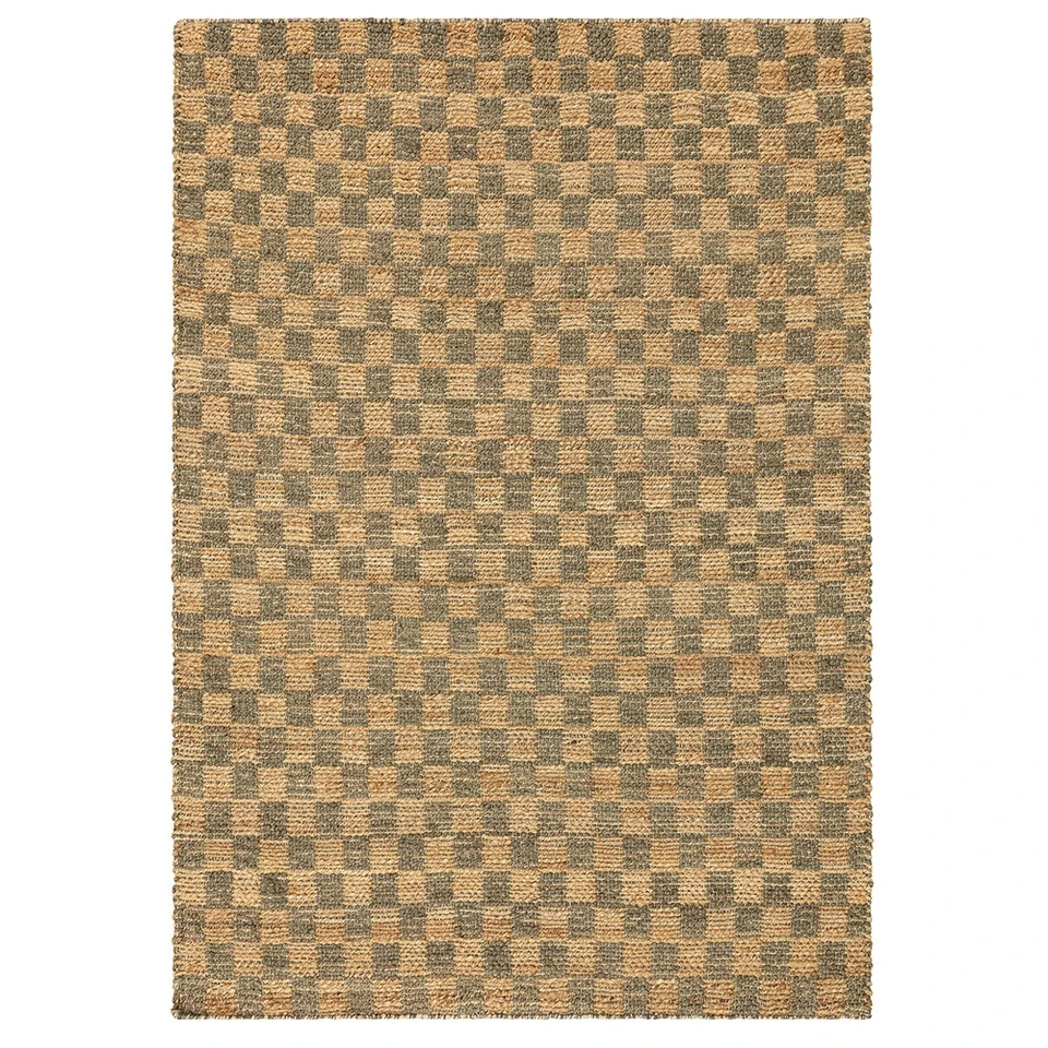 green jute rug portrait