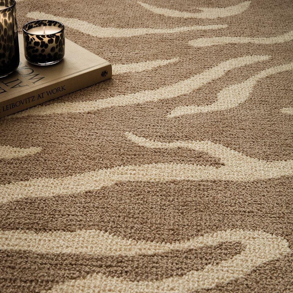 Wilder Tiger Taupe Contemporary Rug