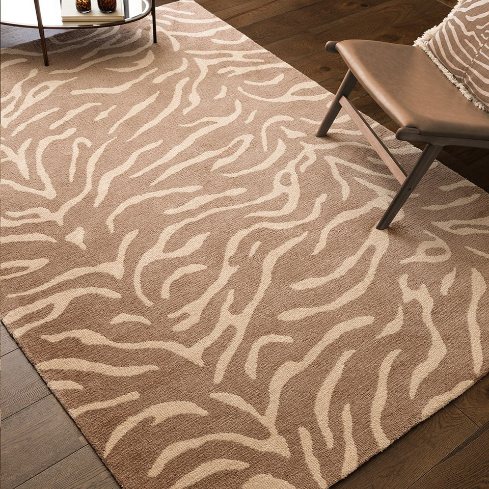 Wilder Tiger Taupe Contemporary Rug