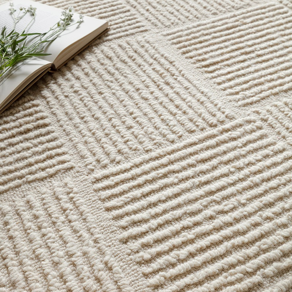 Zennith Grid Wool Rug