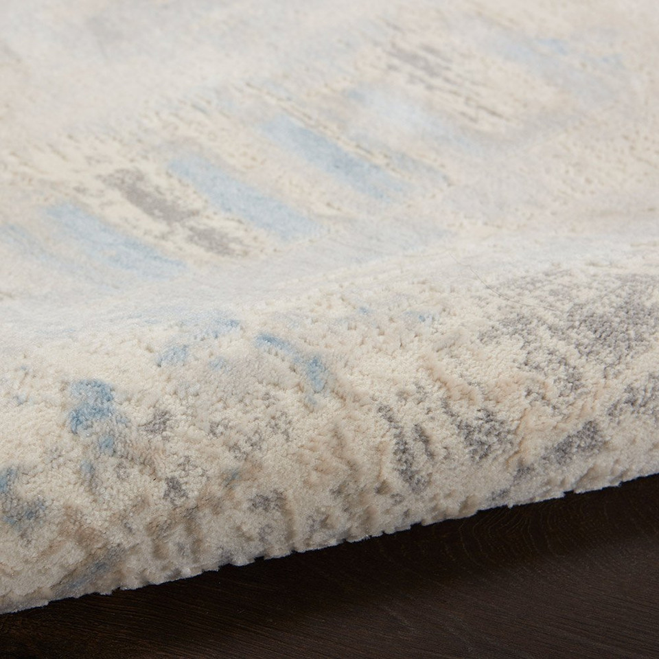 Solace SLA08 Ivory Grey Blue Rug
