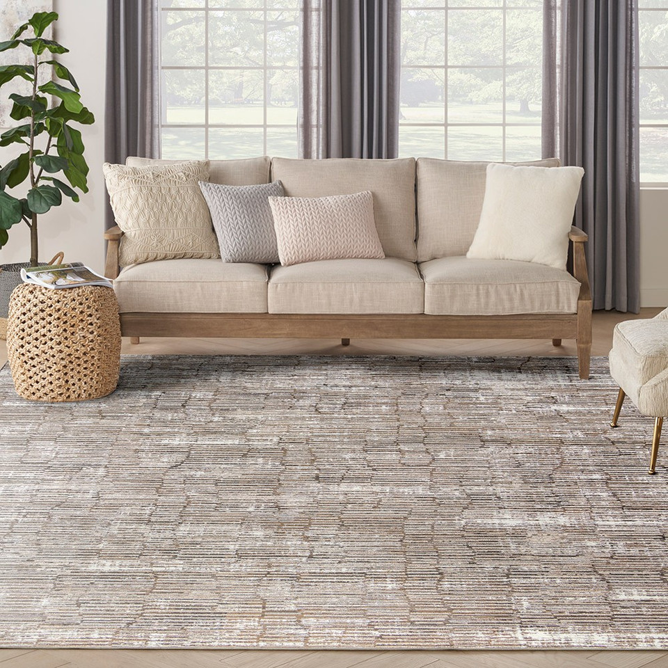 Sustainable Trends SUT06 Ivory Mocha Rug