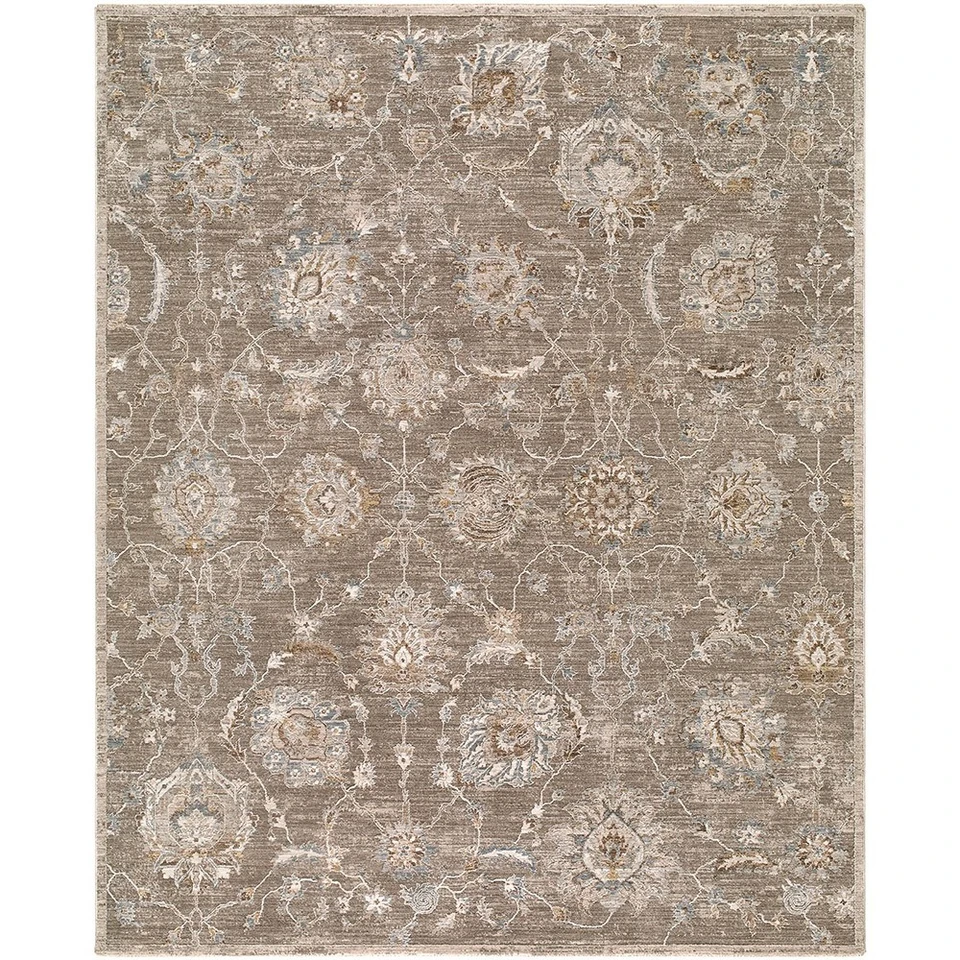 Arda Vintage Traditional Brown Rug