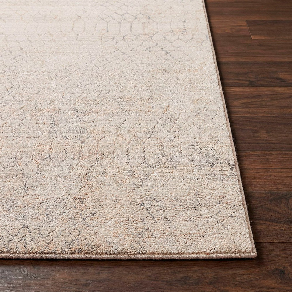Nathan Modern Graphic Beige Grey Rug