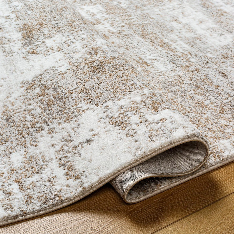 Allegro Abstract Modern Marble Grey Beige Rug