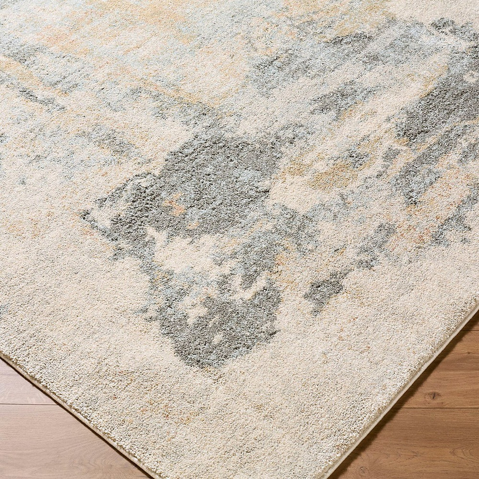 Avellino Abstract Modern Marble Grey Beige Rug