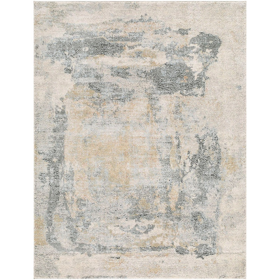 Avellino Abstract Modern Marble Grey Beige Rug