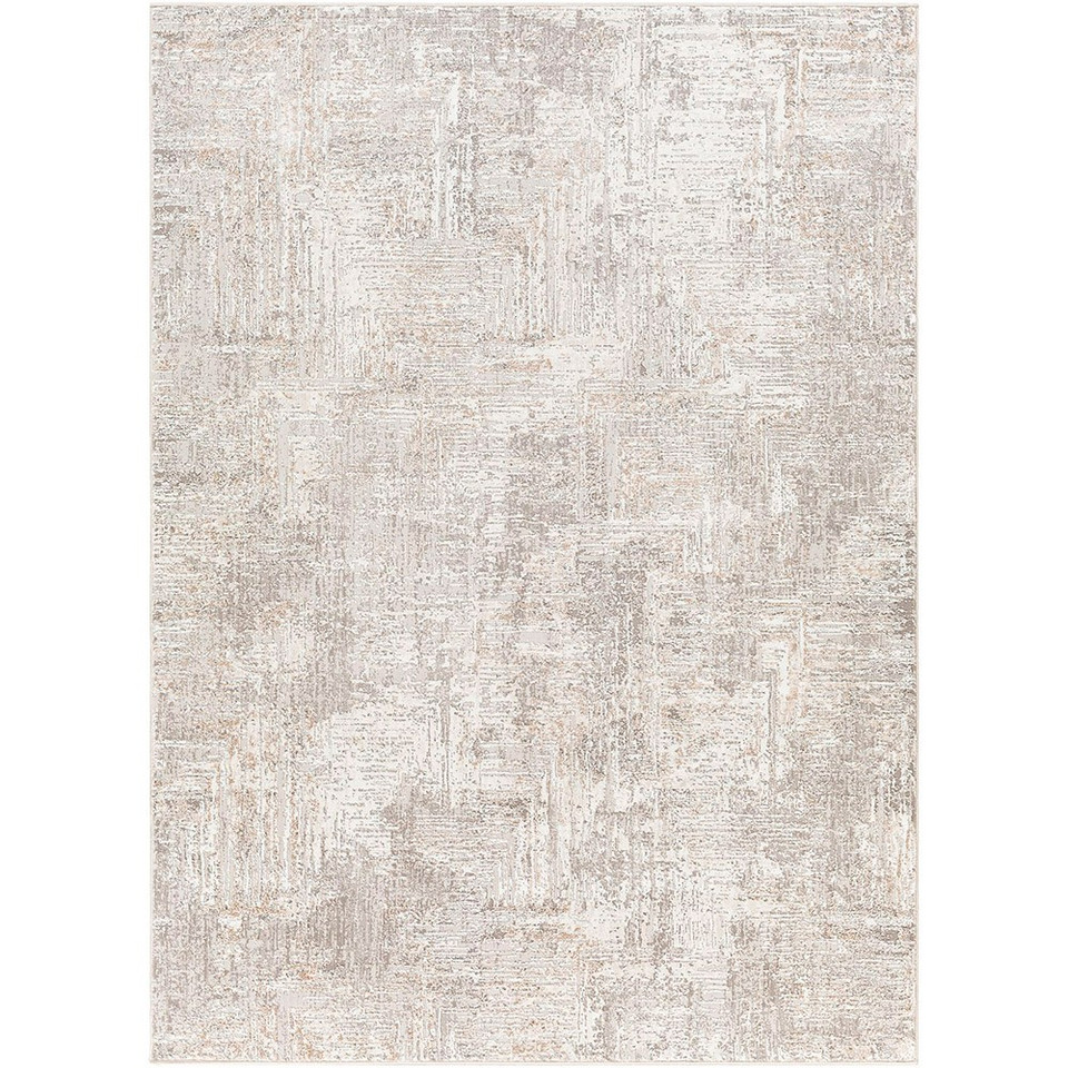 Allegro Abstract Modern Marble Ivory Beige Rug