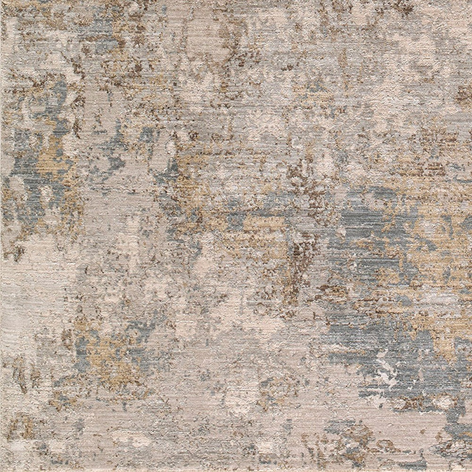 Arda Abstract Modern Marble Grey Rug