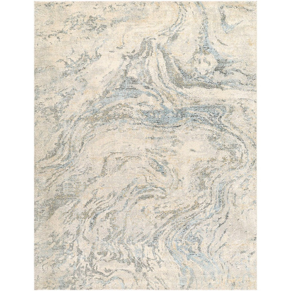 Avellino Abstract Swirl Marble Beige Rug