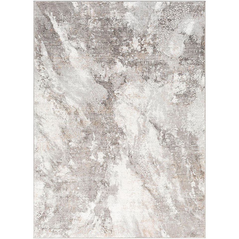 Allegro Abstract Modern Marble Grey Rug