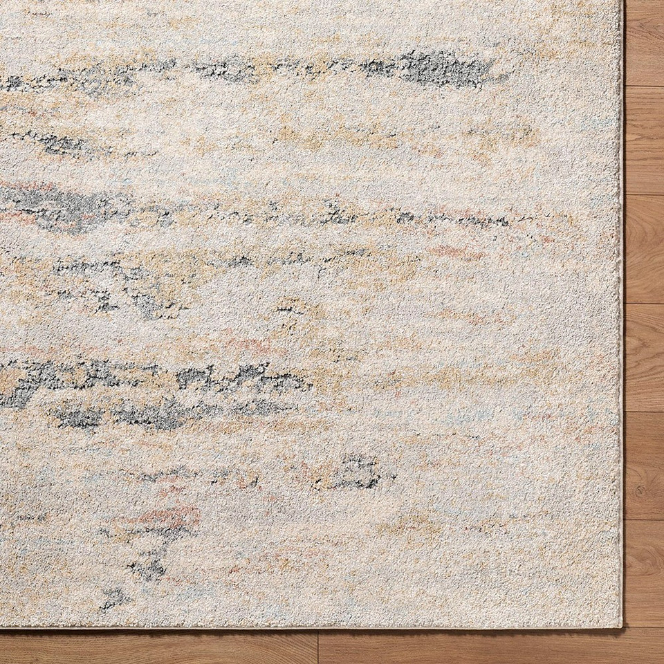Avellino Abstract Linear Marble Beige Rug