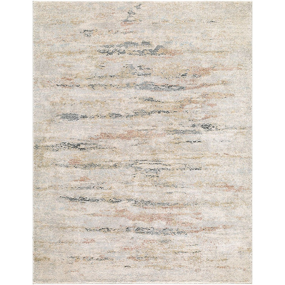 Avellino Abstract Linear Marble Beige Rug