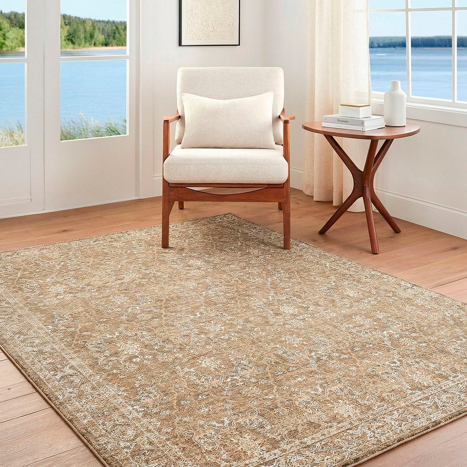 Penny 06 Vintage Traditional Brown Rug by Becki Owens x Livabliss