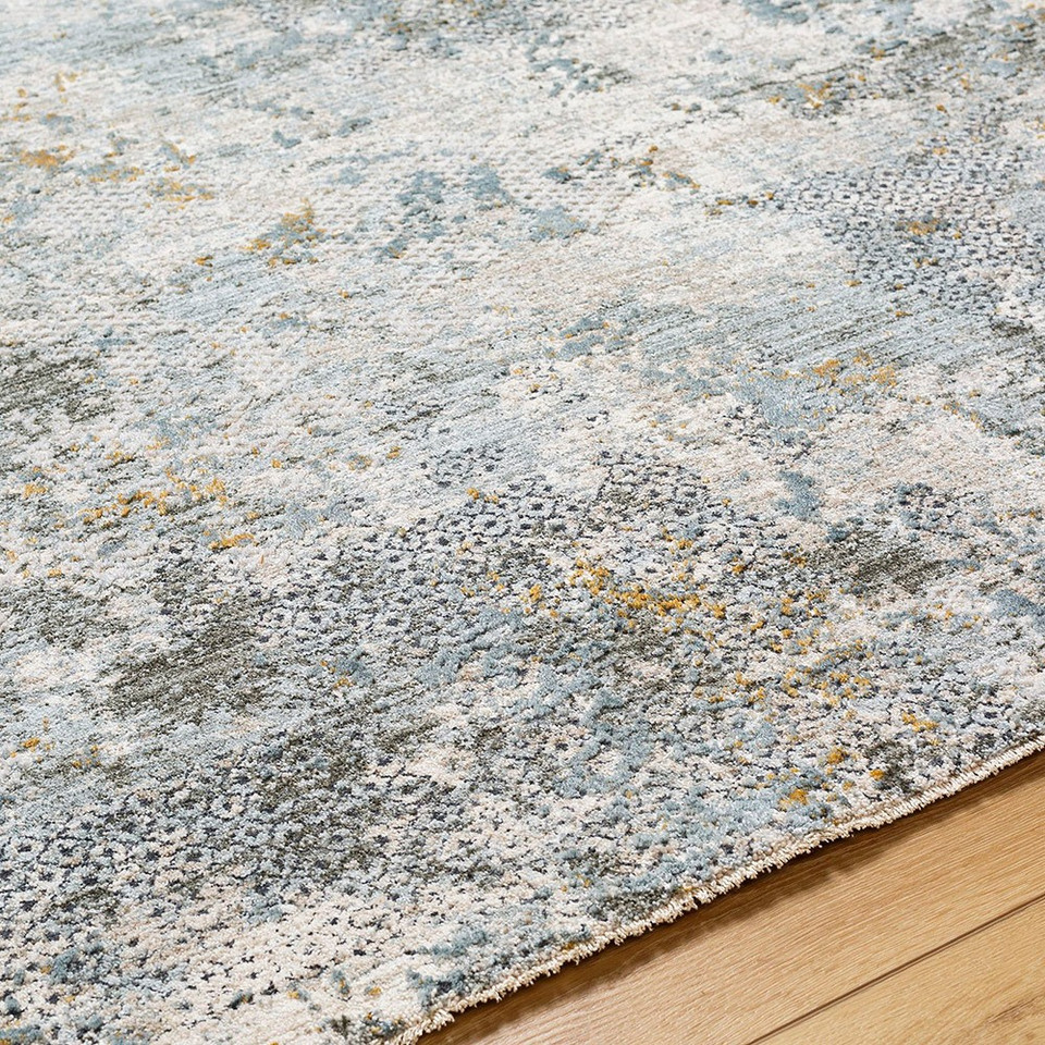 Dresden Abstract Modern Grey Rug