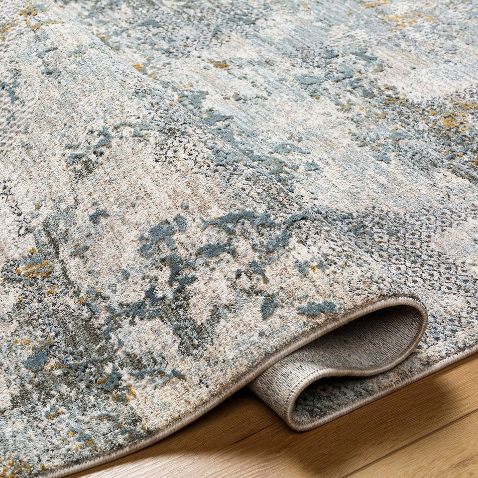 Dresden Abstract Modern Grey Rug